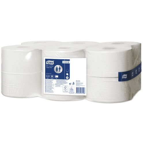 Tork T2 Advanced Mini Jumbo Toilettenpapier 2 lagig, 170 m